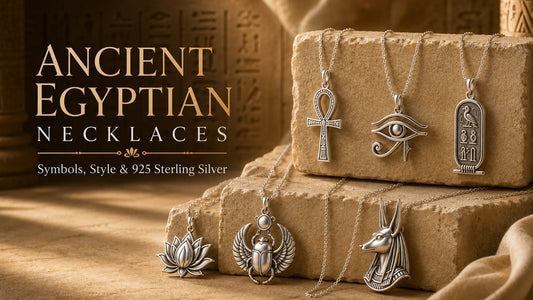 Ancient Egyptian Necklaces in 925 Sterling Silver