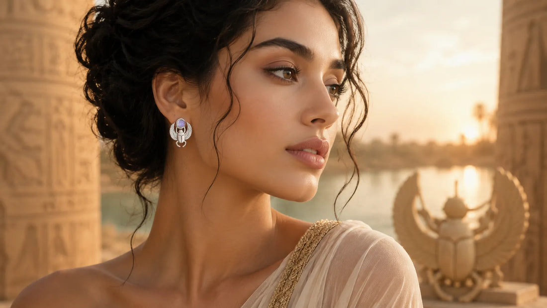 Scarab Earrings Meaning and Silver Style Guide
