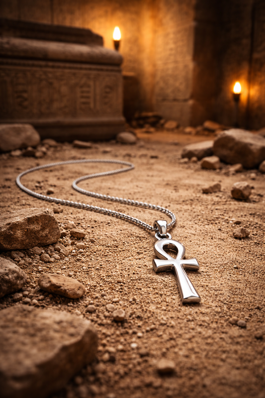 Ankh Necklace - 925 Sterling Silver