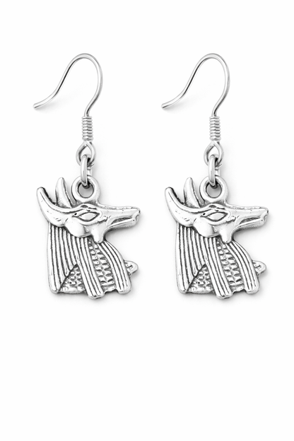 Anubis Earrings - 925 Sterling Silver