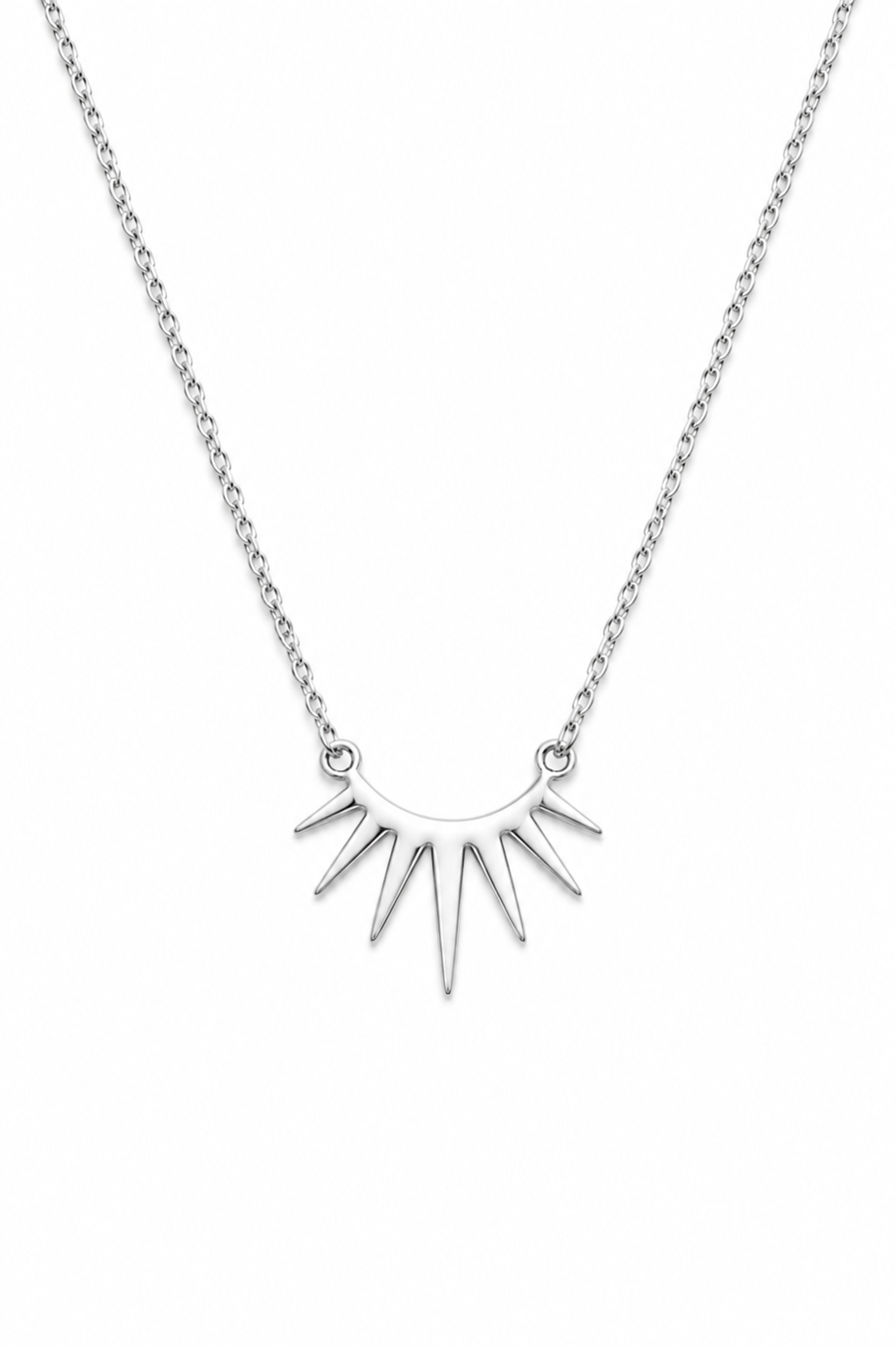 Aten Sun Disk Necklace – 925 Sterling Silver