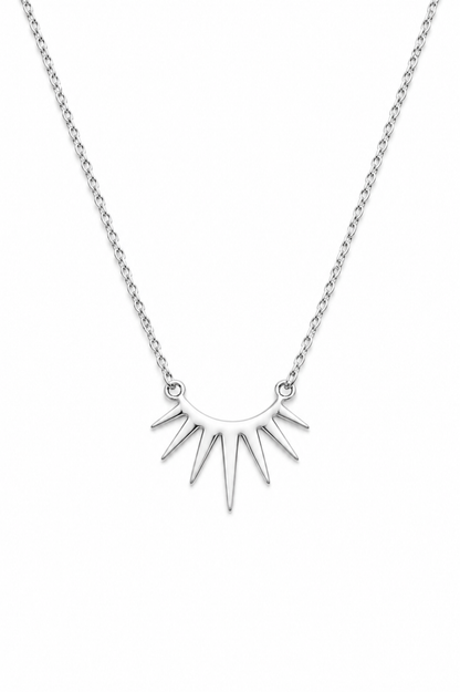 Aten Sun Disk Necklace – 925 Sterling Silver