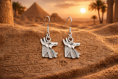 Anubis Earrings - 925 Sterling Silver