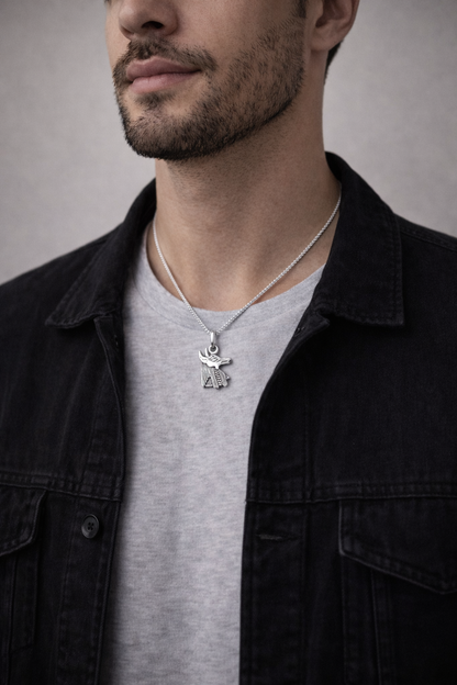 Anubis Necklace - 925 Sterling Silver