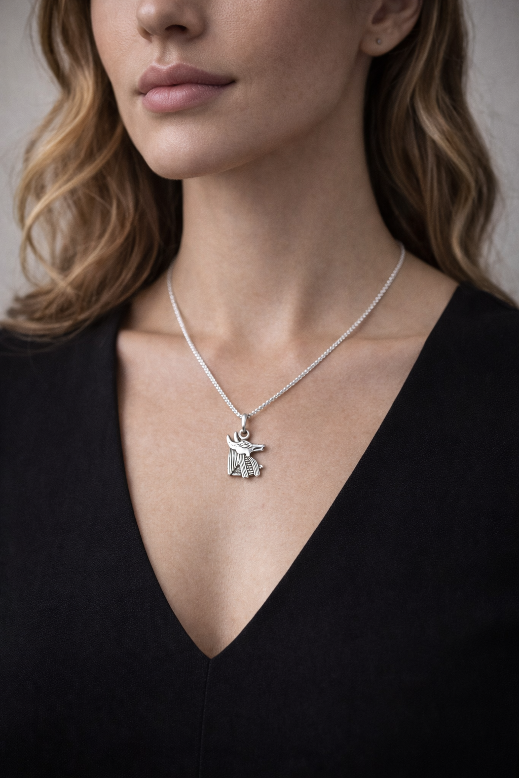 Anubis Necklace - 925 Sterling Silver