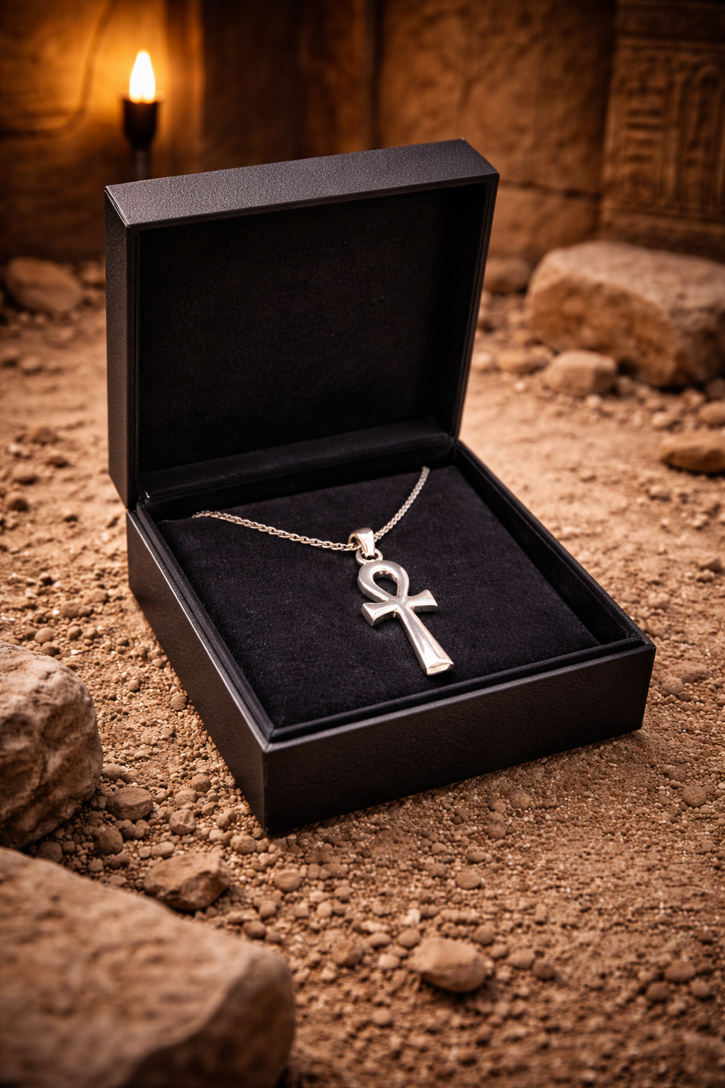 Ankh Necklace - 925 Sterling Silver