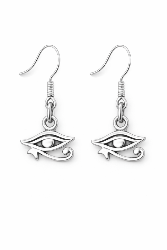 Eye of Horus Earrings - 925 Sterling Silver